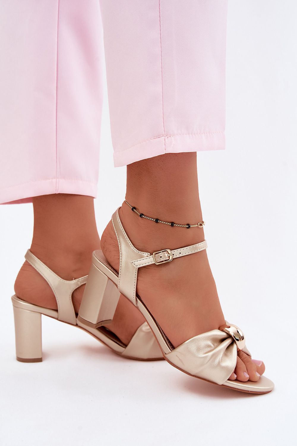  Sandały Model Spella 26SD98-9825 Gold - Step in style 