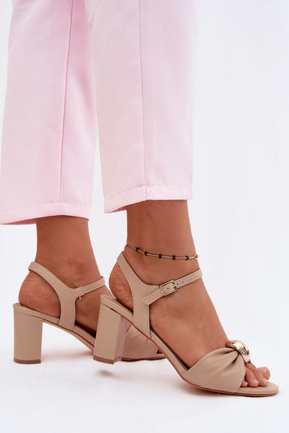  Sandały Model Spella 26SD98-9825 Beige - Step in style 