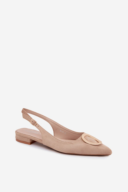  Sandały Model Sparkle XL-23 Beige - Step in style 