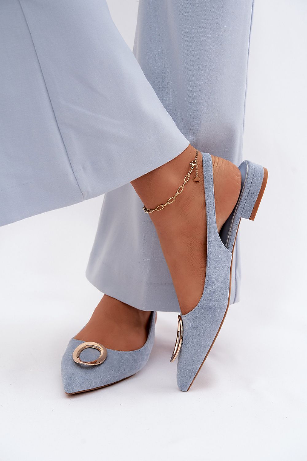  Sandały Model Sparkle XL-23 Blue - Step in style 