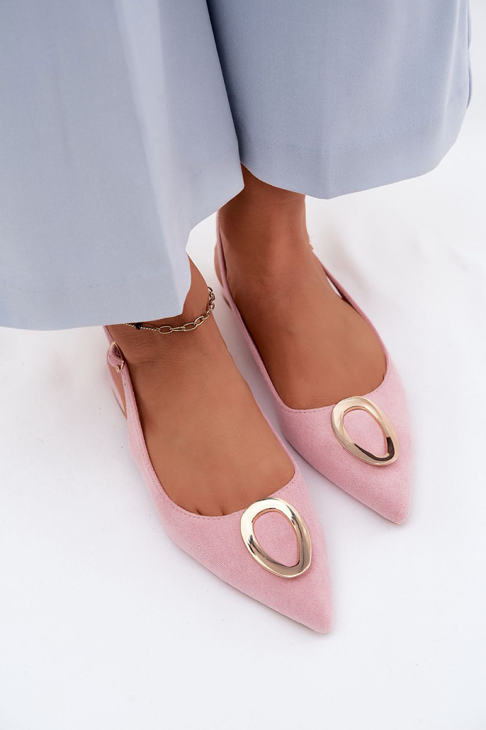  Sandały Model Sparkle XL-23 Pink - Step in style 