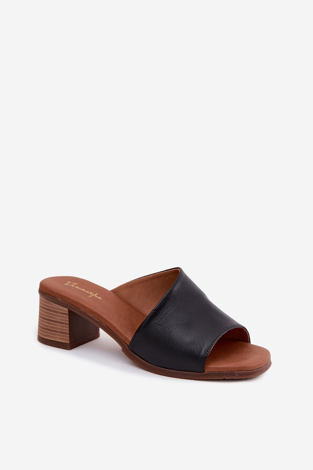  Sandał Klapki Model Maciejka E7395-01 Black - Step in style 