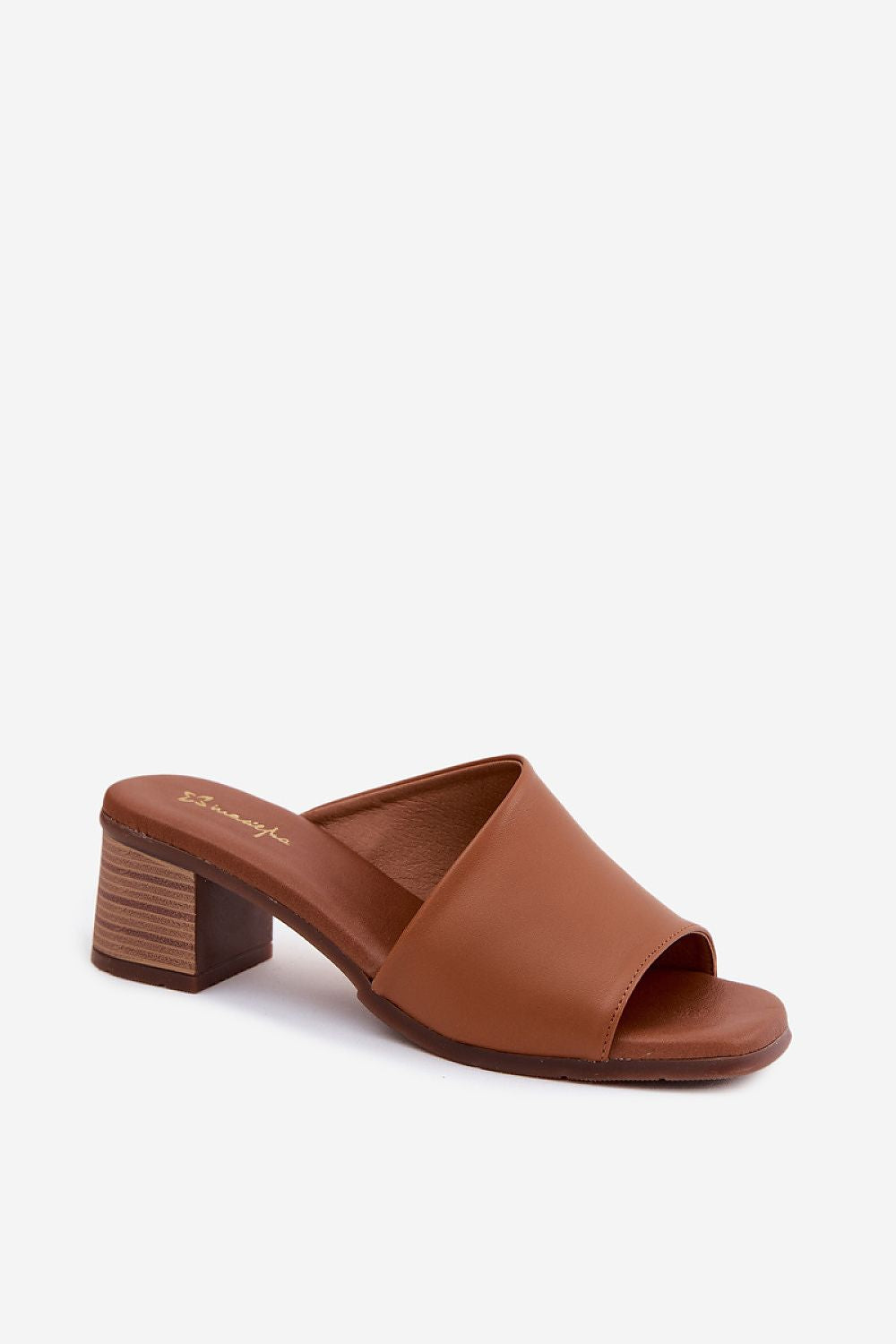  Sandał Klapki Model Maciejka E7395-29 Camel - Step in style 