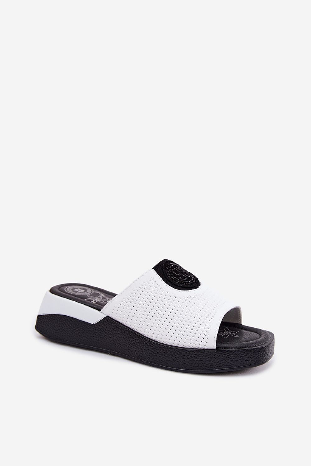  Sandał Klapki Model Fablee 25SD18-8479 White - Step in style 