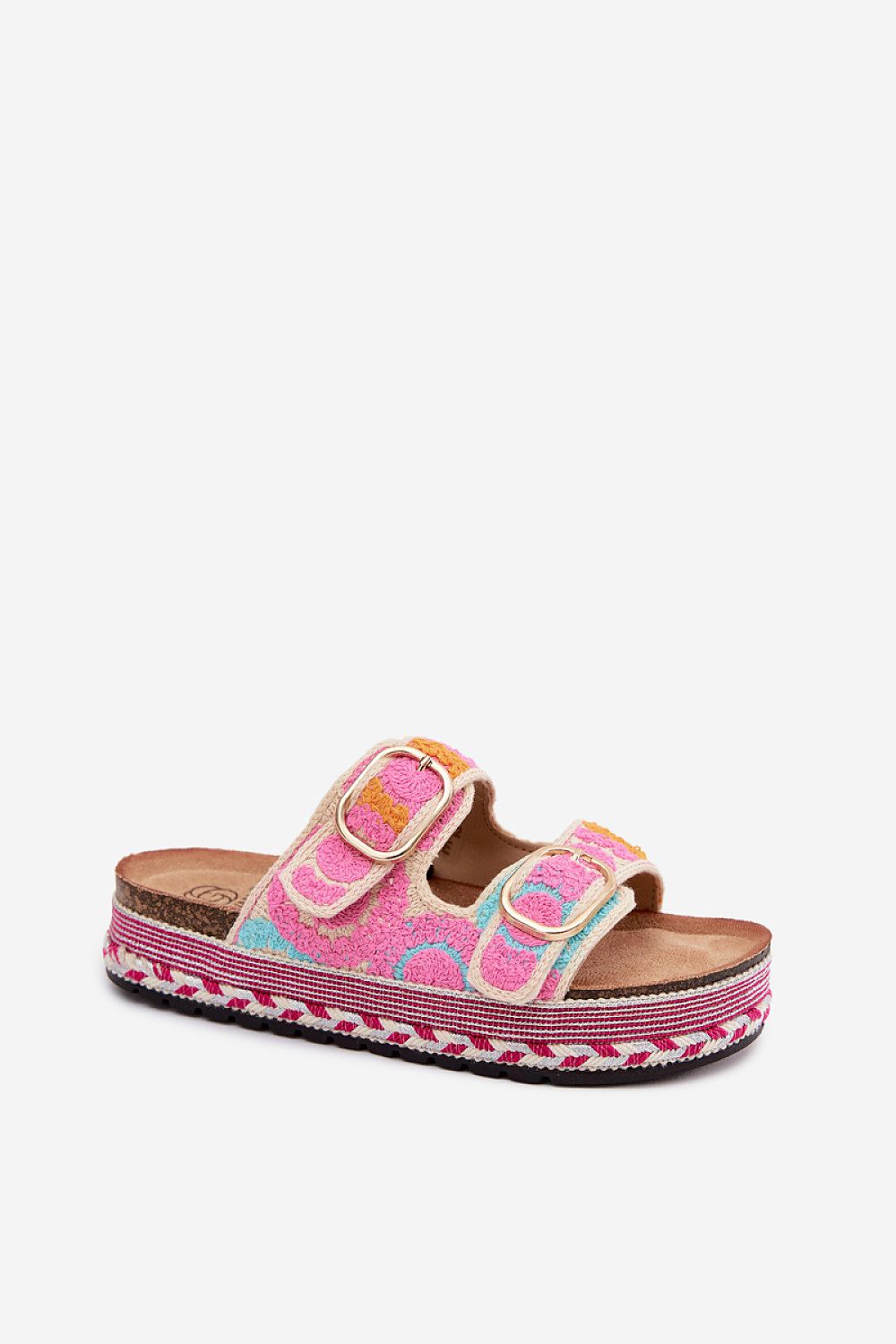  Sandał Klapki Model Glimma LX9632 Pink - Step in style 