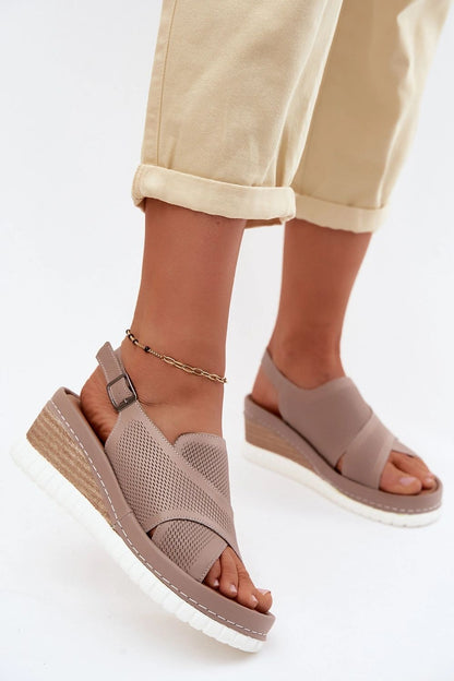  Sandały Model Artiker 58C3146 Dark Beige - Step in style 