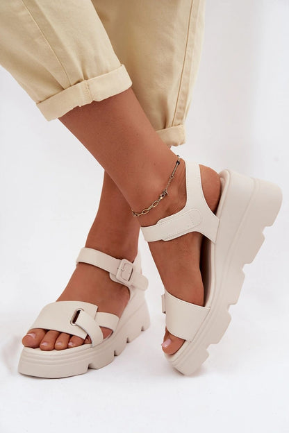  Sandały Model Artiker 54C1624 Light Beige - Step in style 