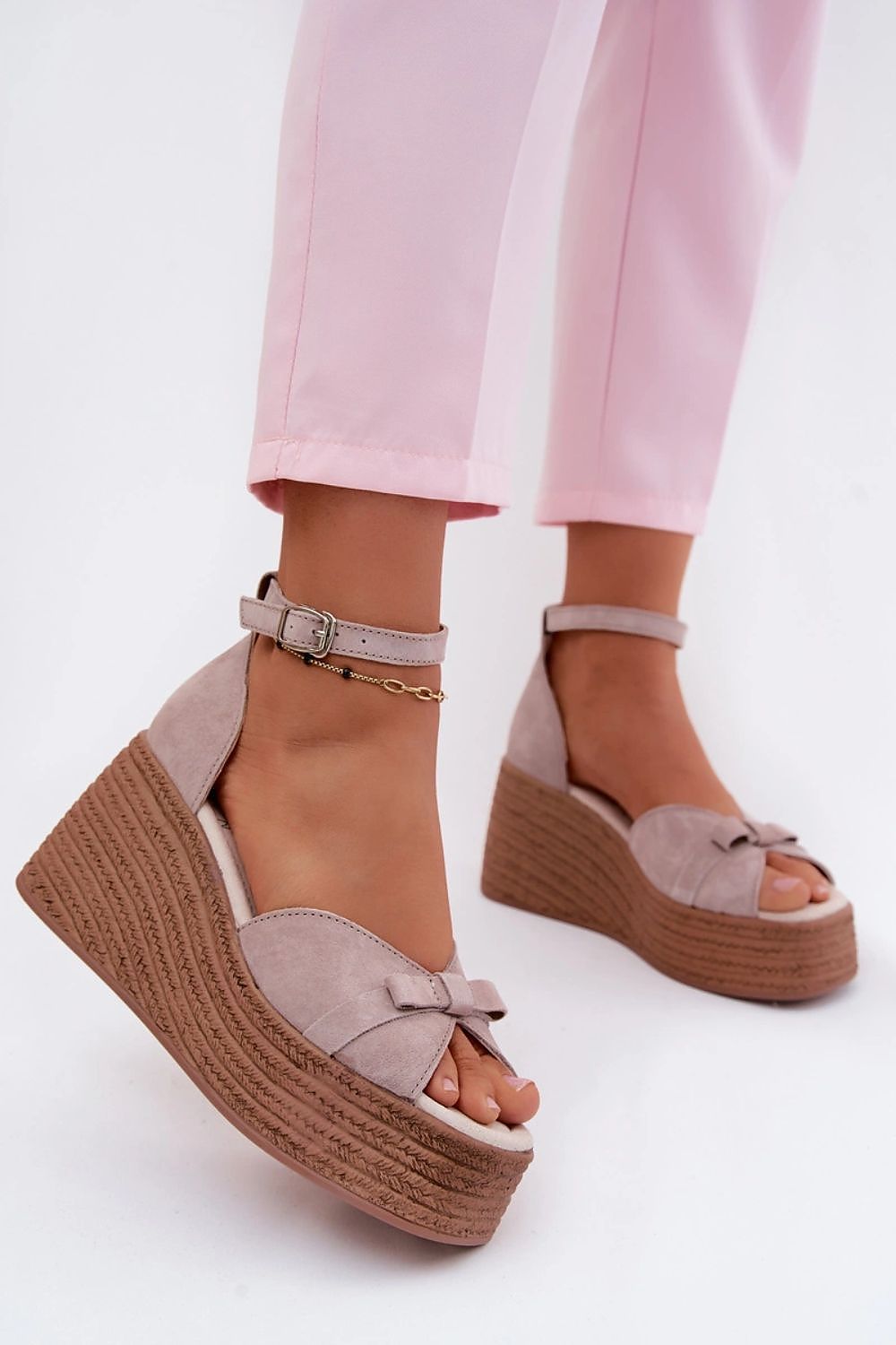  Sandały Model Ashen 26SD18-9812 Grey - Step in style 