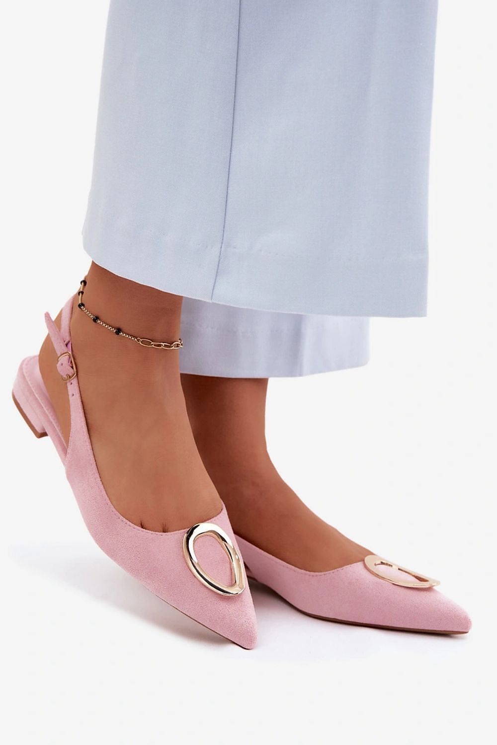  Sandały Model Sparkle XL-23 Pink - Step in style 