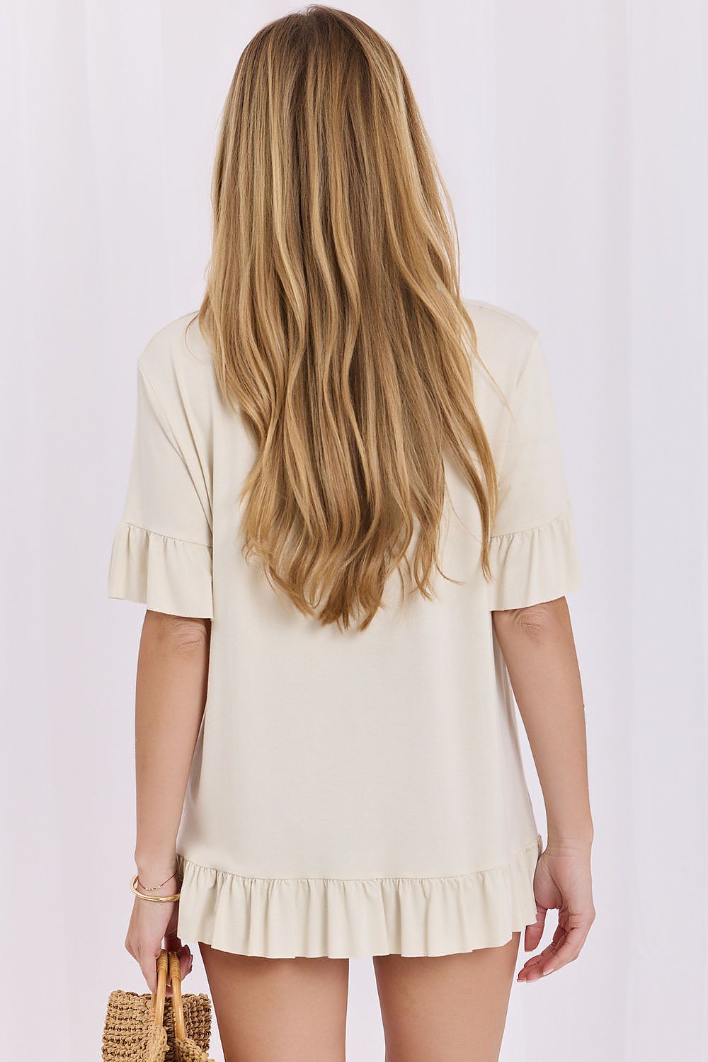   Bluzka Model RV-BZ-A1410.21 Light Beige - Relevance 
