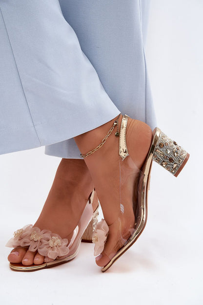  Sandały Model DA MR61-9009 Gold - Step in style 