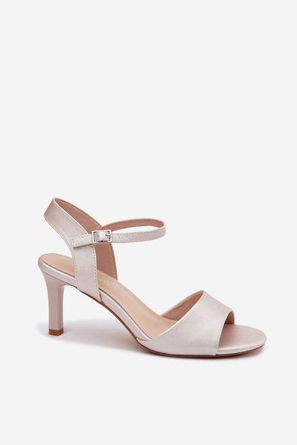  Sandały Model Sergio Leone SK347 Silver - Step in style 