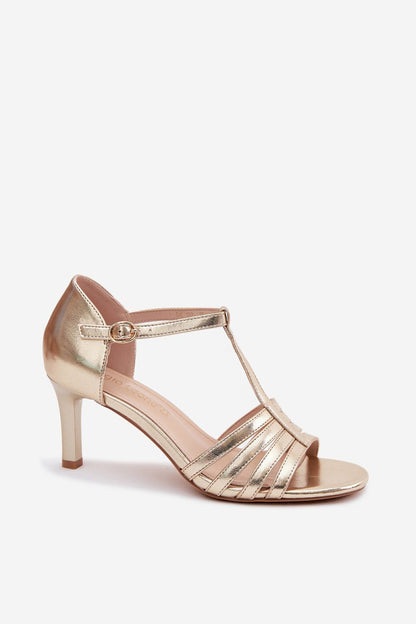  Sandały Model Sergio Leone SK132 Gold - Step in style 