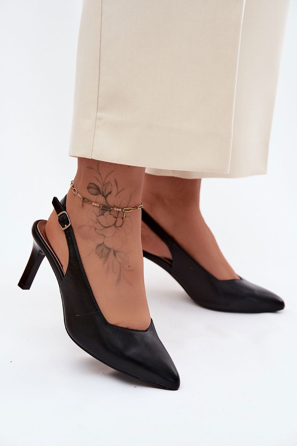  Sandały Model Sergio Leone SK158 Black - Step in style 
