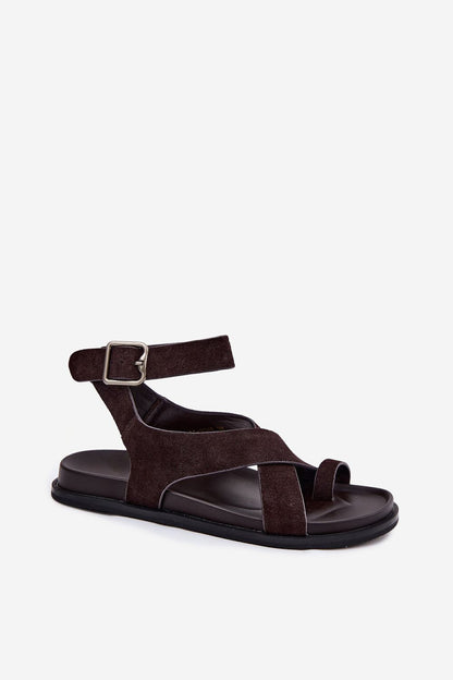  Sandały Model DA CR61-3049 Czekolada - Step in style 