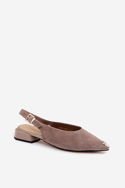  Sandały Model DA CR61-3050 Beige - Step in style 