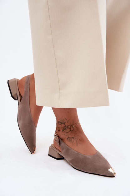  Sandały Model DA CR61-3050 Beige - Step in style 