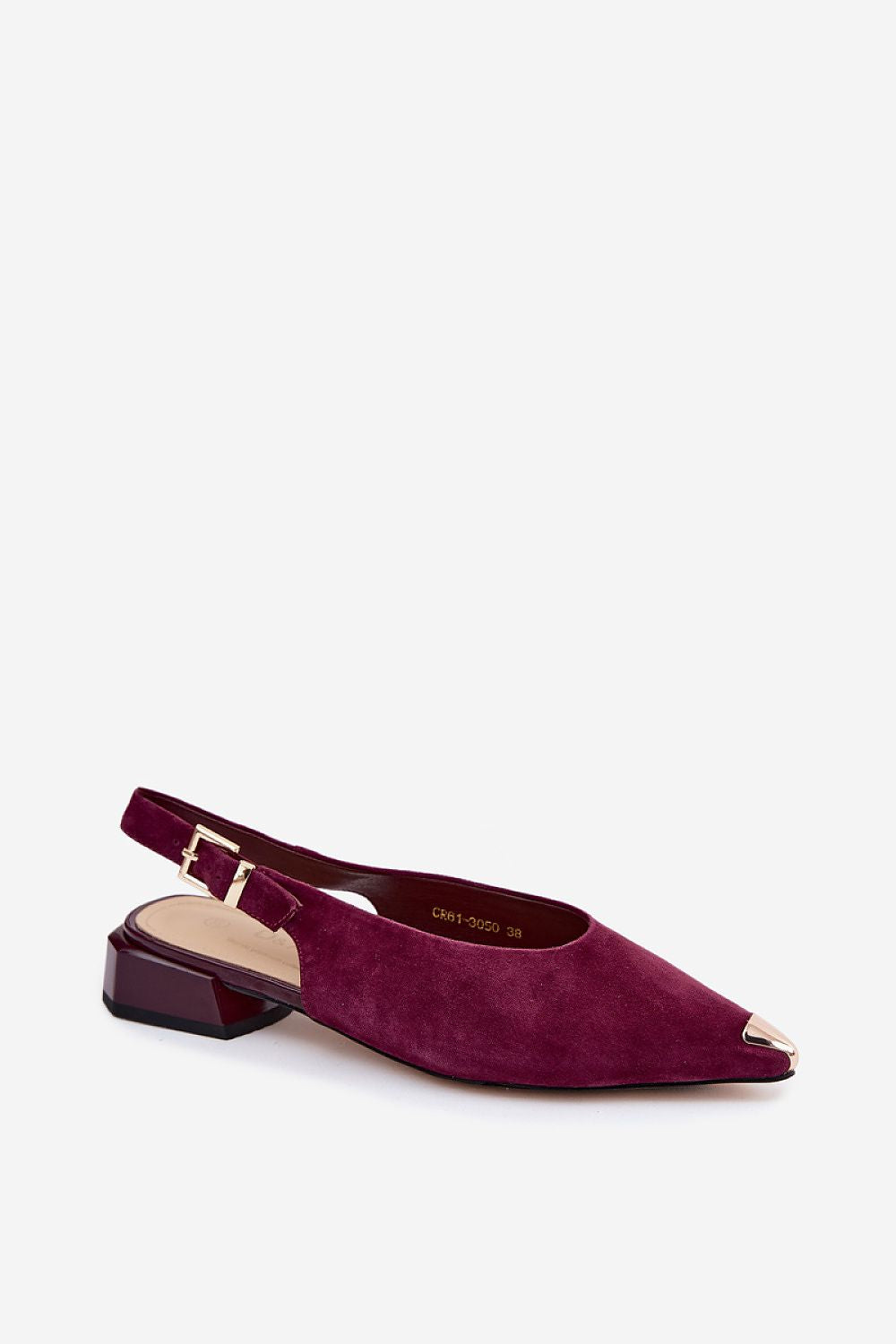  Sandały Model DA CR61-3050 Bordo - Step in style 