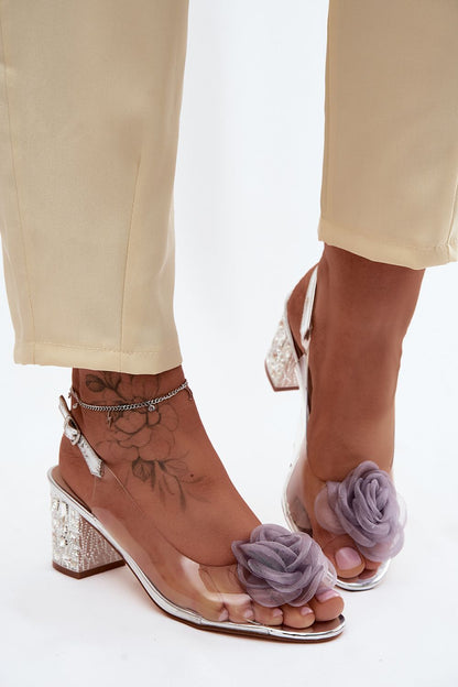  Sandały Model DA MR61-9011 Silver - Step in style 