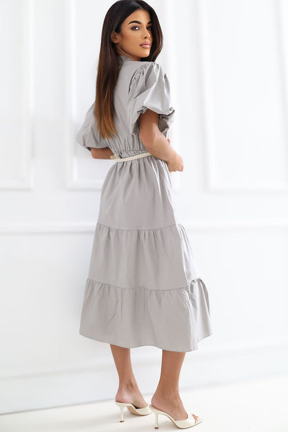  Sukienka Model MI-SK-92950.81 Dark Beige - Italy Moda 
