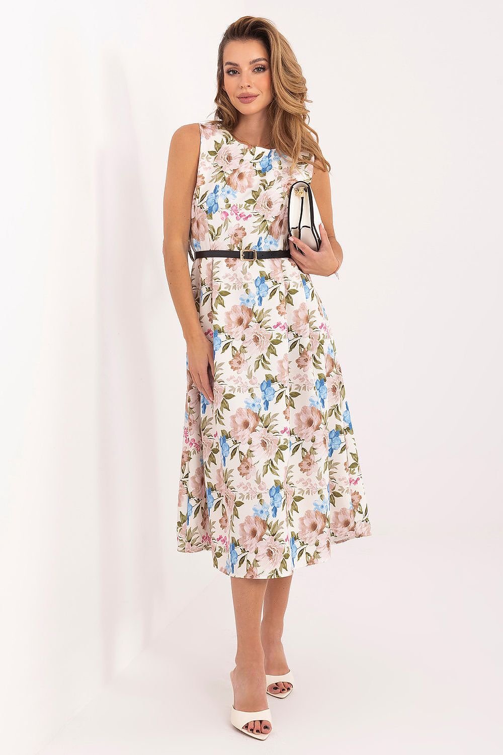  Sukienka Model MI-SK-A241612-1.91 Beige - Italy Moda 