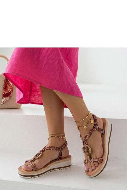  Sandały Model Avery R-86 Brown Camel - Solea 