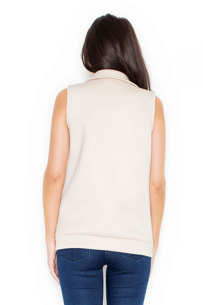   Kamizelka K319 Beige - Katrus 