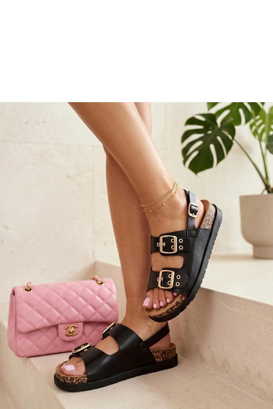  Sandały Model Mila R-126 Black - Solea 