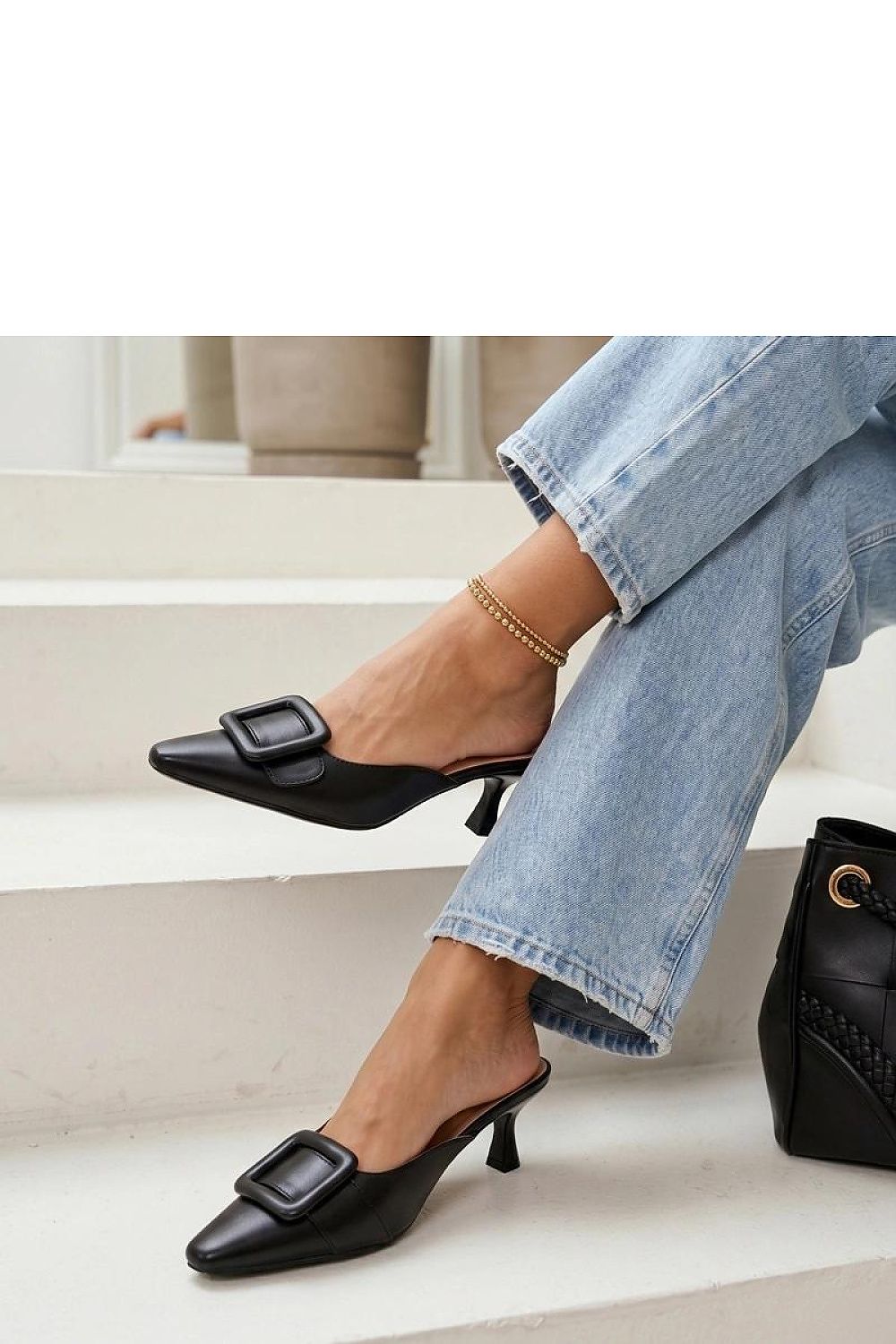  Sandał Klapki Model Luna N25-191 Black - Solea 