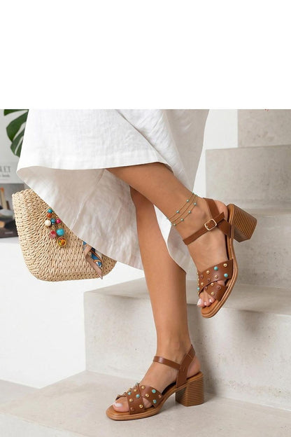  Sandały Model Lucy HZ-001 Brown Camel - Solea 