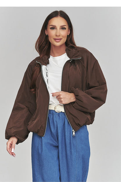   Kurtka Damska Model C58 Czekolada - Makadamia 