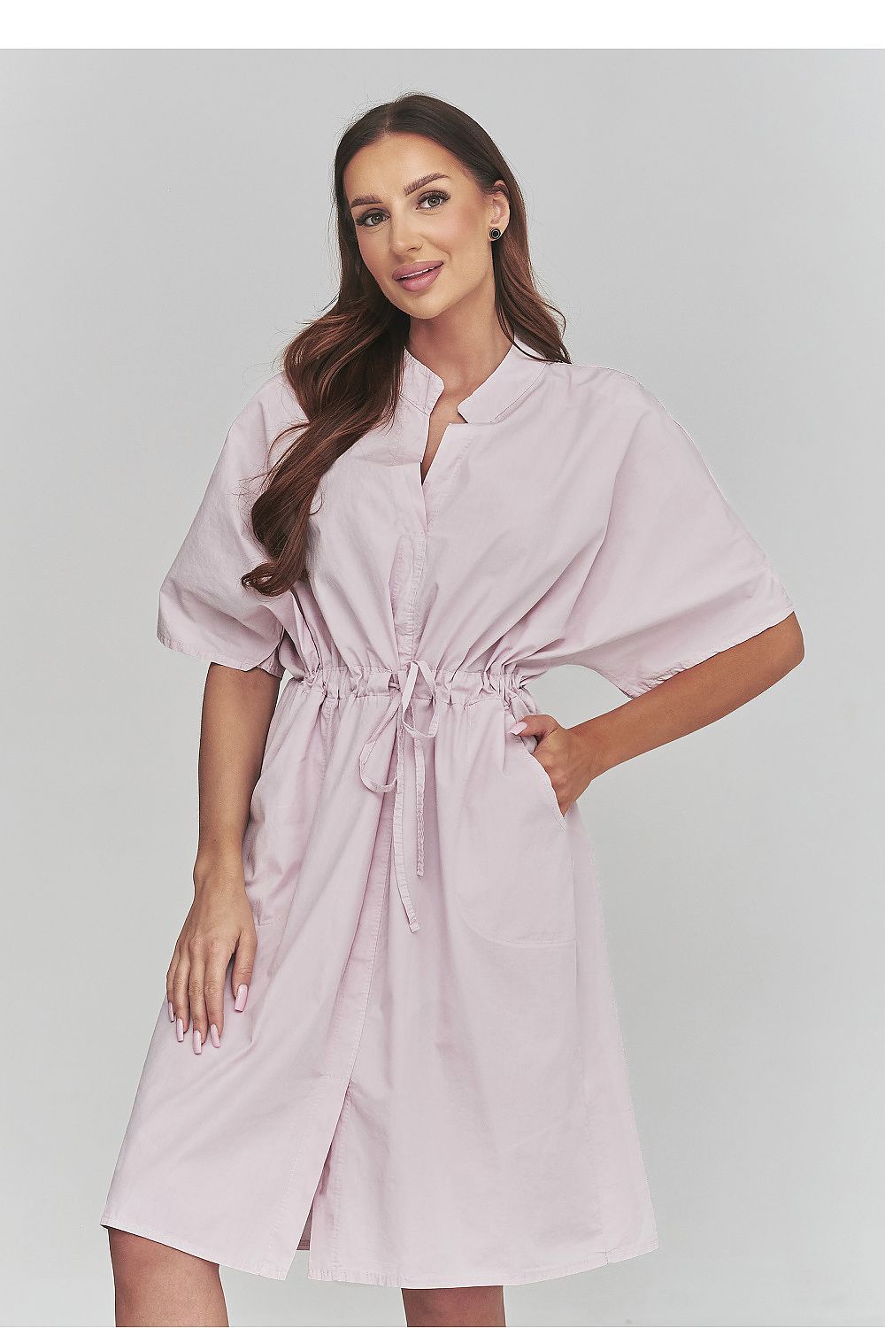  Sukienka Model C62 Powder Pink - Makadamia 
