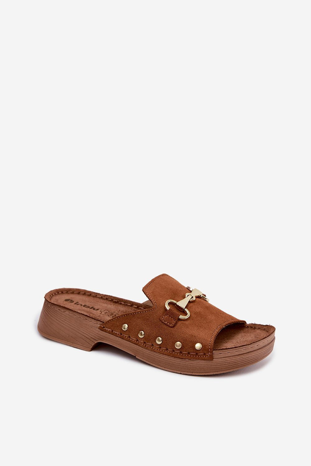  Sandał Klapki Model Inblu TF0002KU Camel - Step in style 