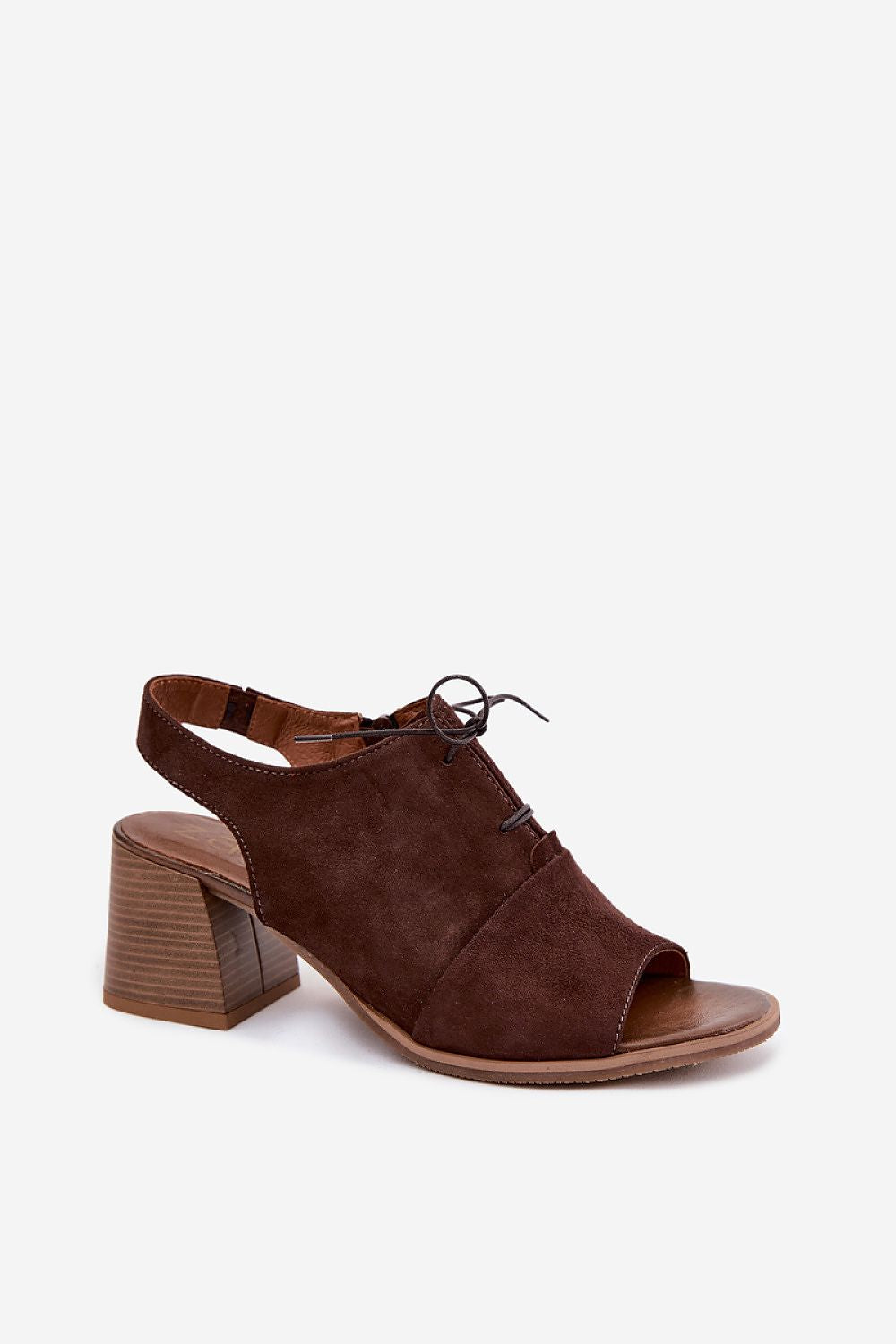 Sandały Model Zazoo 40523 Czekolada Zamsz - Step in style 