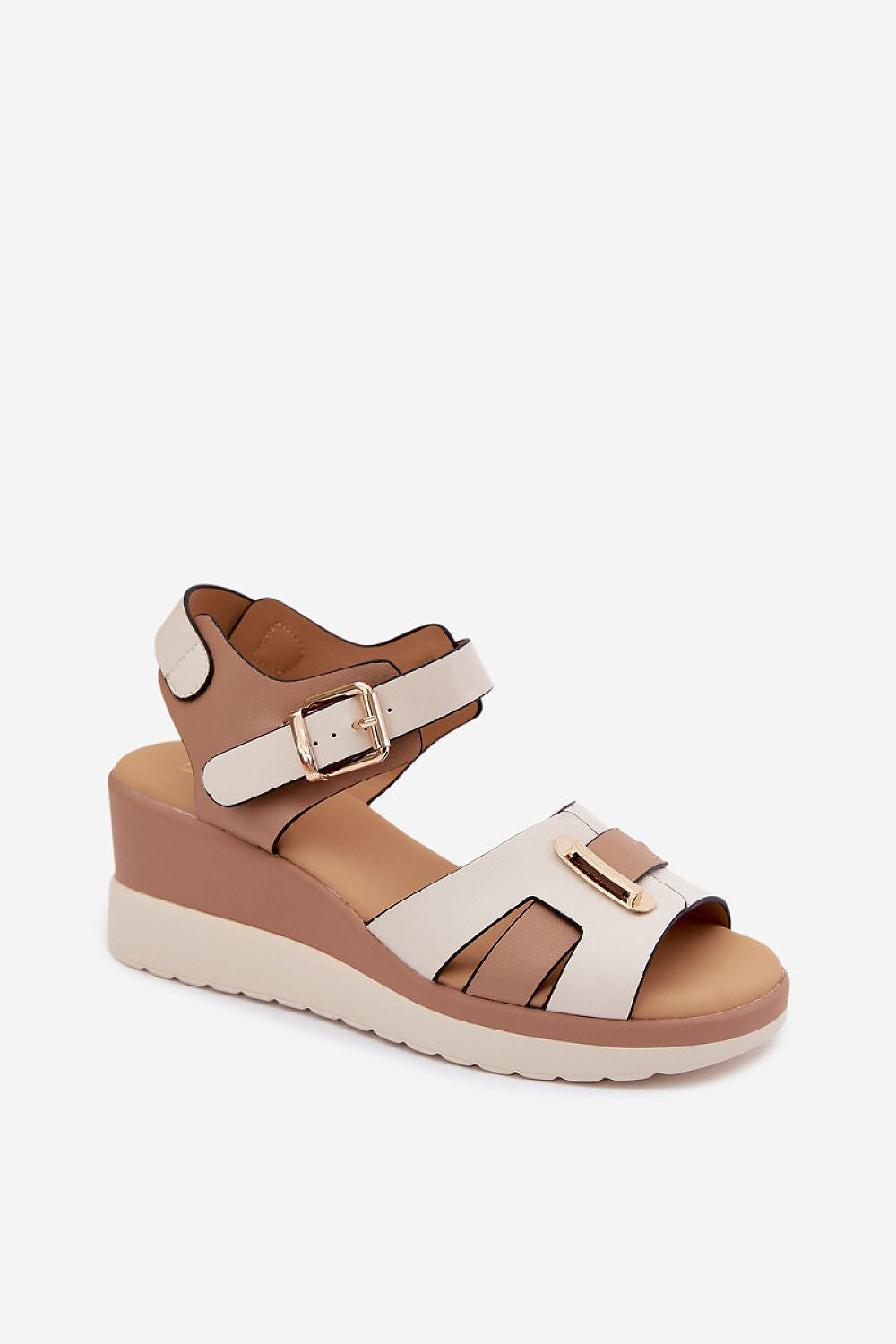  Sandały Model Artiker 58C0314 Beige - Step in style 