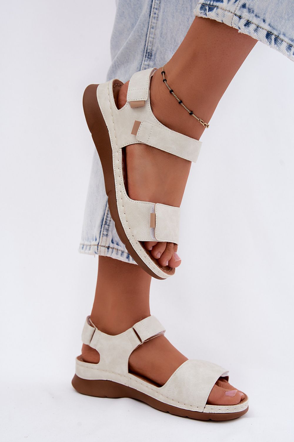  Sandały Model Linora 26SD98-191 White - Step in style 