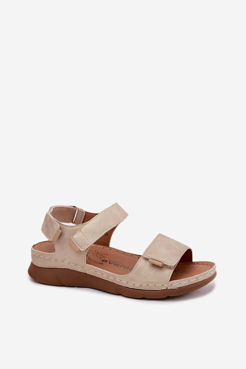  Sandały Model Linora 26SD98-191 Gold - Step in style 