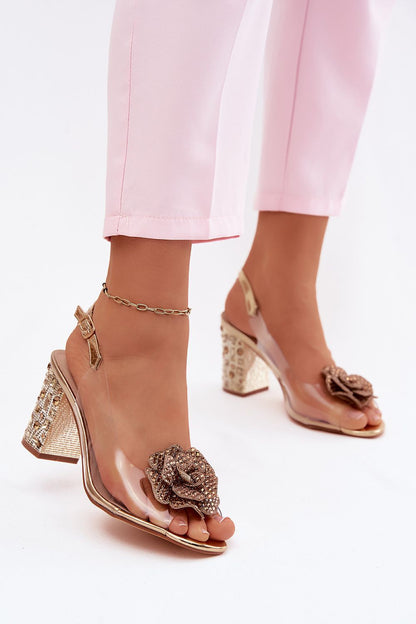  Sandały Model DA MR61-9013 Gold - Step in style 