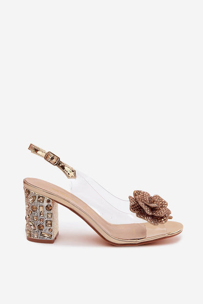  Sandały Model DA MR61-9013 Gold - Step in style 