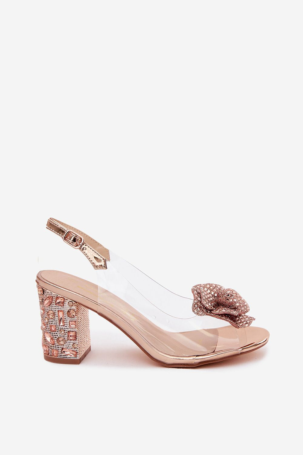  Sandały Model DA MR61-9013 Pink Gold - Step in style 
