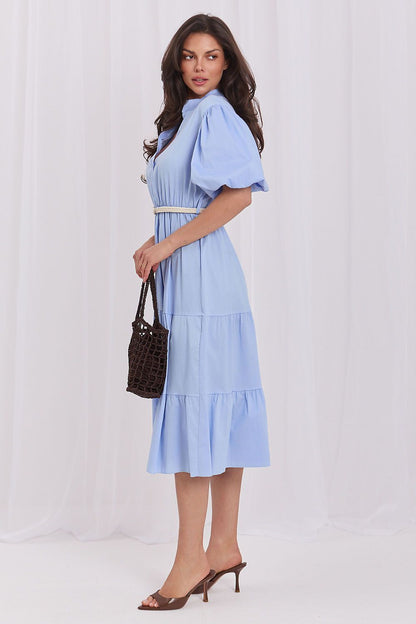  Sukienka Model MI-SK-92950.81 Light Blue - Italy Moda 