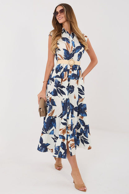  Sukienka Model IR-SK-LD2568-1.03 Navy - Italy Moda 