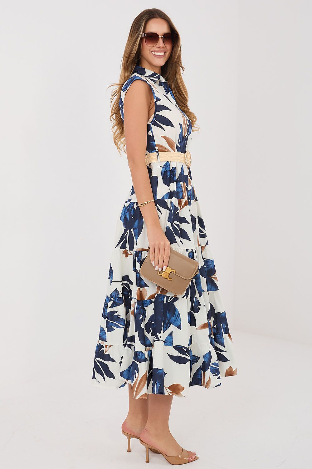  Sukienka Model IR-SK-LD2568-1.03 Navy - Italy Moda 