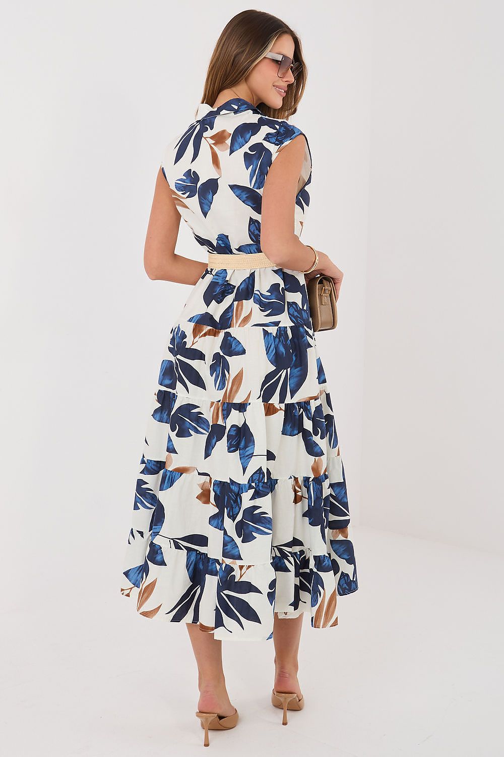  Sukienka Model IR-SK-LD2568-1.03 Navy - Italy Moda 