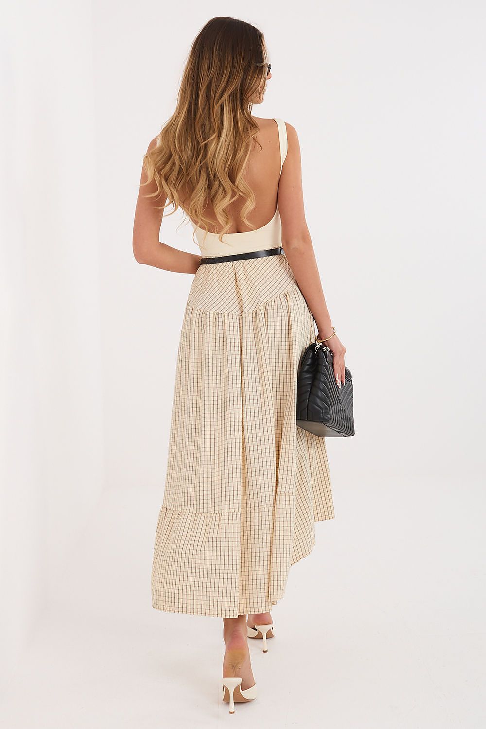  Spódnica Model IT-SD-FL10325.00 Beige - Italy Moda 