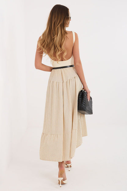  Spódnica Model IT-SD-FL10325.00 Beige - Italy Moda 