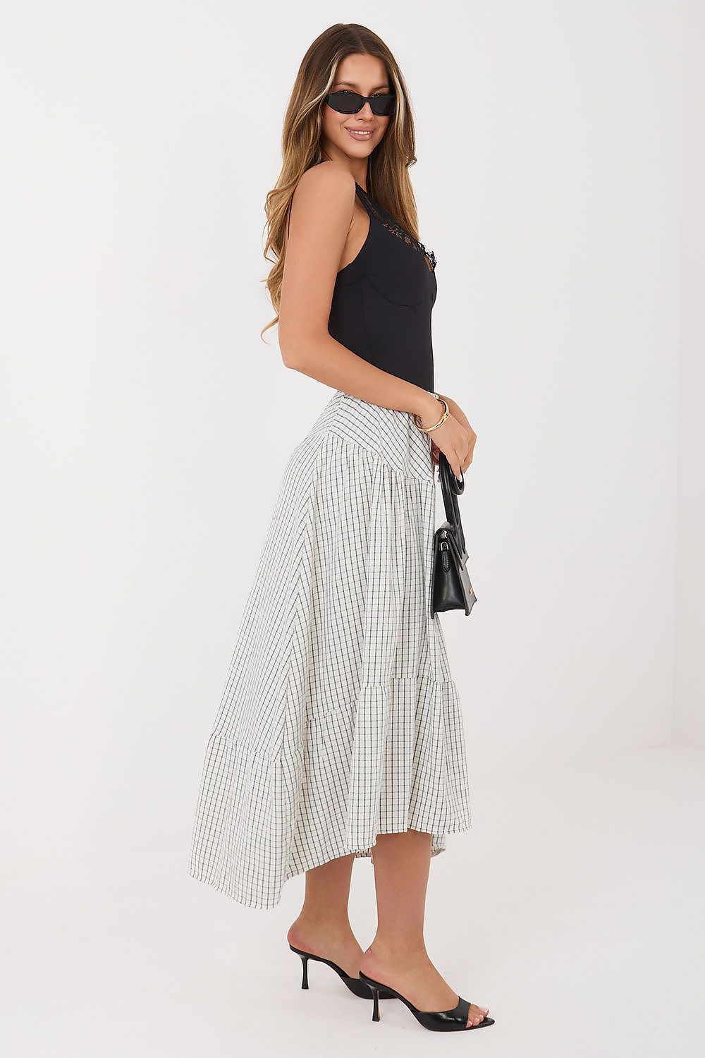  Spódnica Model IT-SD-FL10325.00 Ecru - Italy Moda 