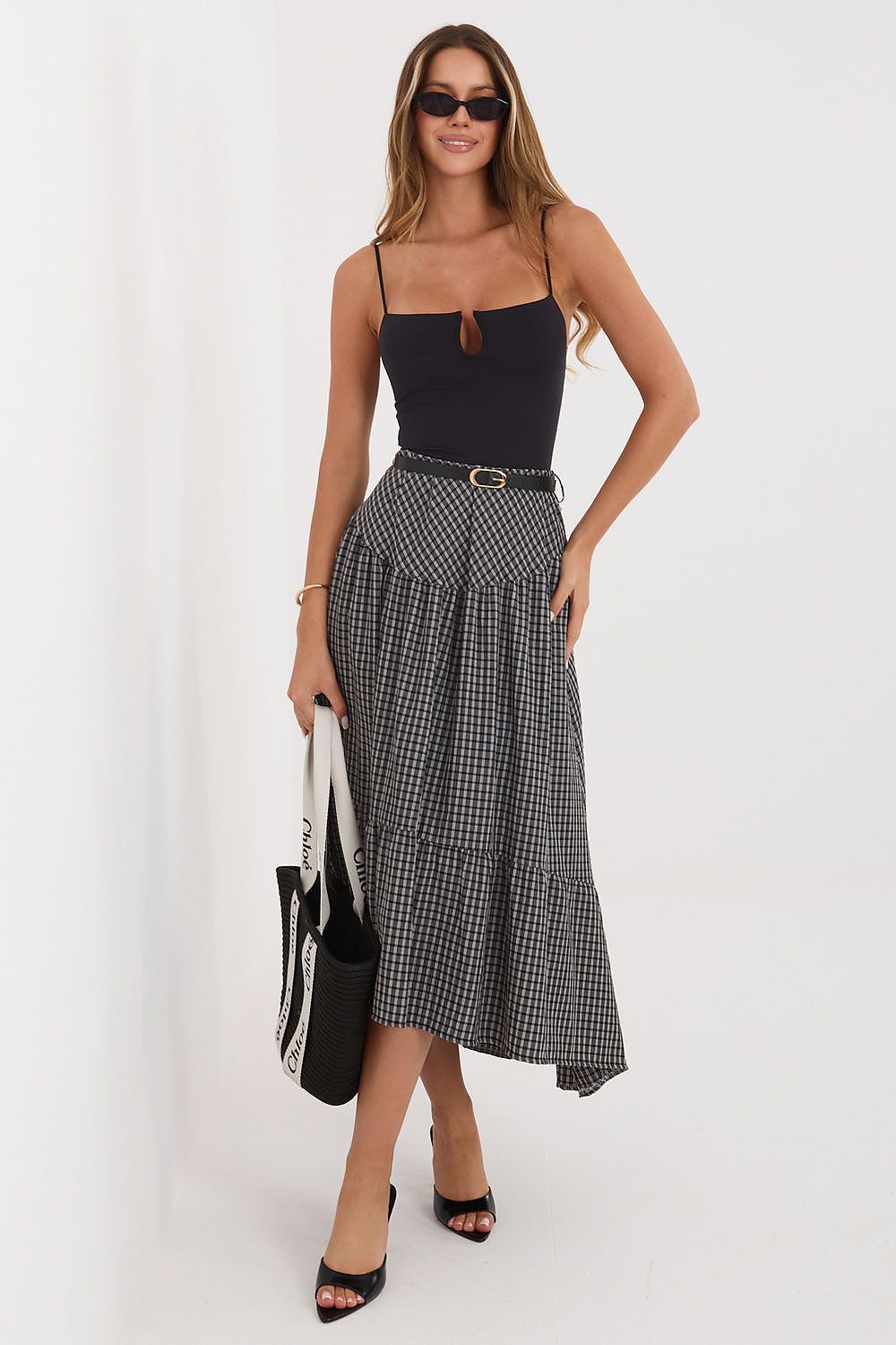  Spódnica Model IT-SD-FL10325.00 Black - Italy Moda 