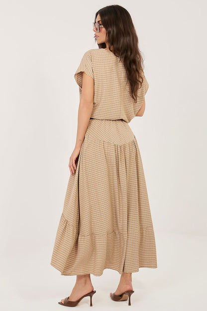  Spódnica Model IT-SD-FL10325.01 Camel - Italy Moda 