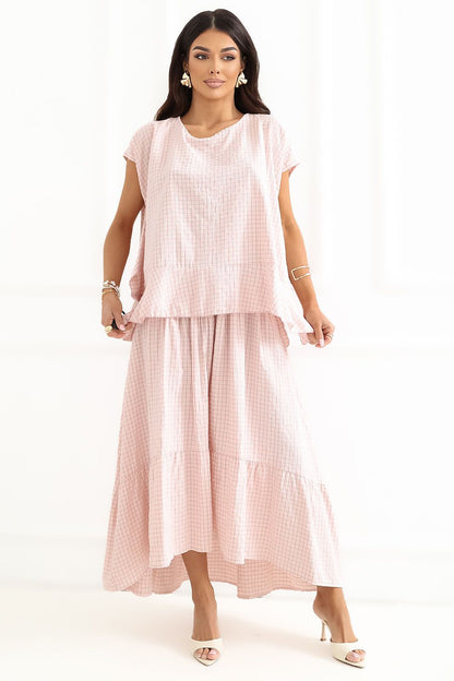 Spódnica Model IT-SD-FL10325.01 Light Pink - Italy Moda 